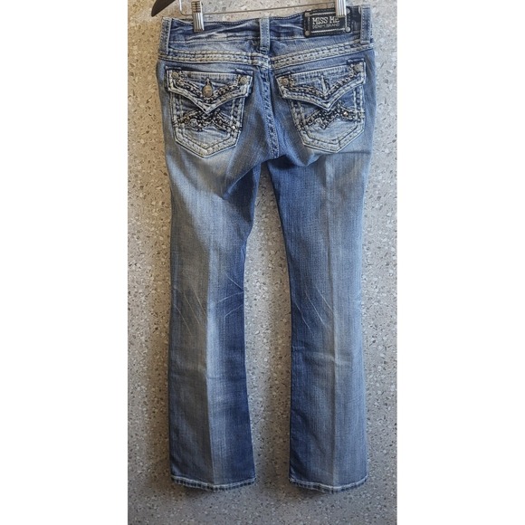 Miss Me Jeans Size 26 Boot Cut, Western Style,Rhinestones, Bling Design, Womens - Picture 15 of 15